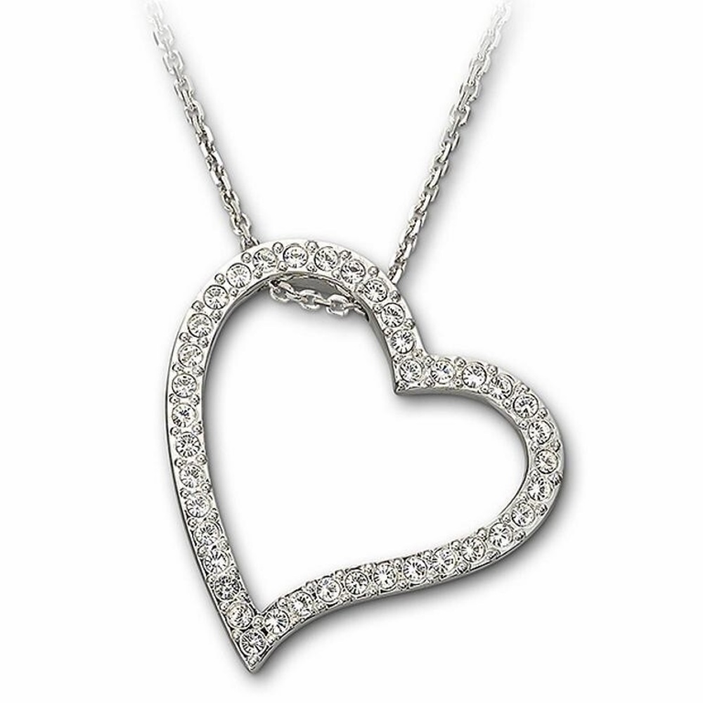 Swarovski Crystal Heart Shaped Pendant Necklace With Box 661034